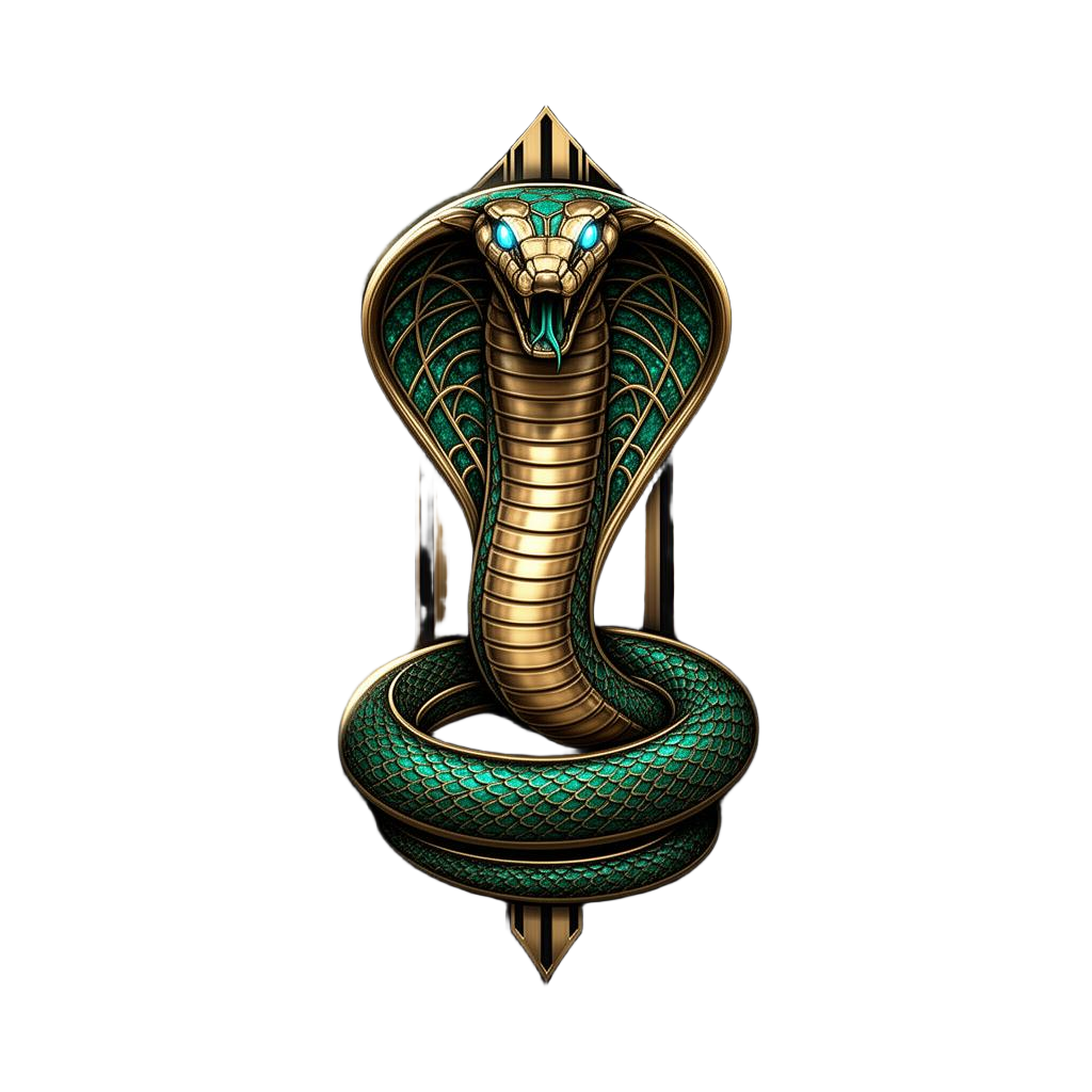 Snake DEX premium serpent emblem